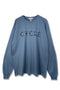 【RESTOCK】WESTERN LOGO LONG SLEEVE TEE -BLUE- *Last1